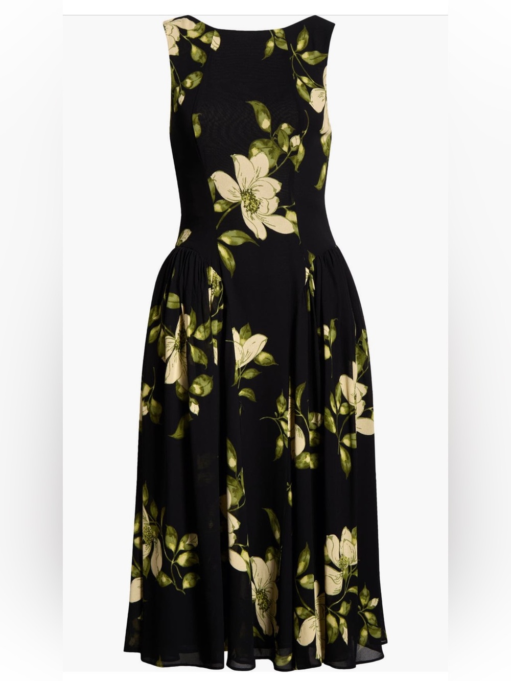 Reformation Anelis Drop Waist Midi Dress